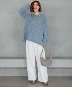 23区 S 【SLOW/一部店舗限定】ソフトコーデュロイ ワイドパンツ