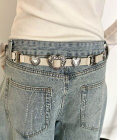 WEGO Lハートコンチョデザインベルト