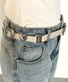 WEGO Lハートコンチョデザインベルト