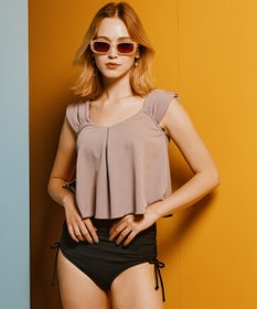 San-ai Resort（三愛水着楽園） ワンピ見えビキニ　9M・11L　【San-ai Resort（サンアイリゾート）】