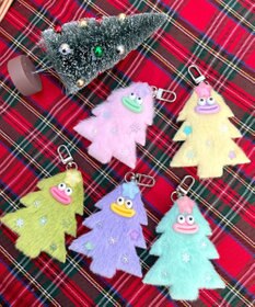 WEGO メリースノーツリーモンスターぬいぐるみキーホルダー