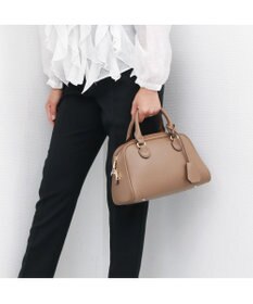 UNBILLION 【テレビ ドラマ着用アイテム】カシュカシュ cachecache / シボフェイクレザー2wayボストンバッグ