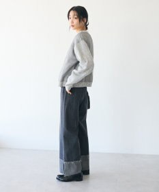 CRAFT STANDARD BOUTIQUE チュールドッキングニットカーディガン