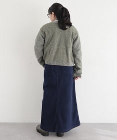 CRAFT STANDARD BOUTIQUE チュールドッキングニットカーディガン