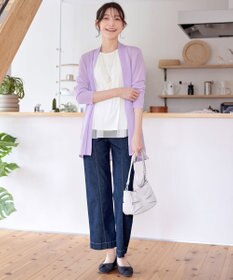 Tiaclasse L 【新色追加・UVケア・接触冷感】ロングトッパーカーディガン