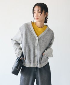 CRAFT STANDARD BOUTIQUE チュールドッキングニットカーディガン