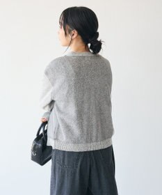 CRAFT STANDARD BOUTIQUE チュールドッキングニットカーディガン