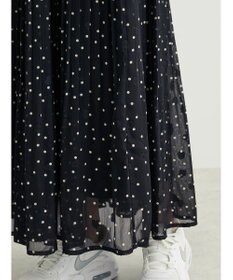 Green Parks シフォンＪＱアソートプリーツスカート