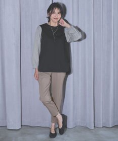 ANY 【UVカット/ウエストゴム/ストレッチ】大人の７daysデイリーパンツ