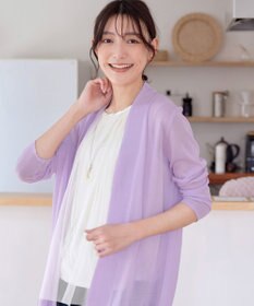 Tiaclasse L 【新色追加・UVケア・接触冷感】ロングトッパーカーディガン