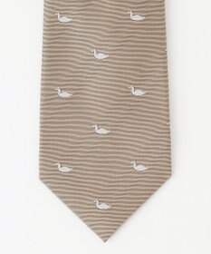 J.PRESS MEN 【J.PRESS STEPHEN WALTERS COLLECTION】鶴モチーフ ネクタイ