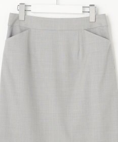 J.PRESS LADIES L ピンヘッドストレッチ フレアースカート