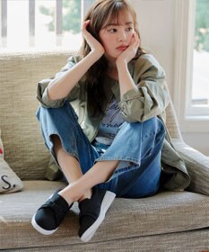 Tiaclasse 【安田美沙子さん着用】キャンバスリボンスリッポン