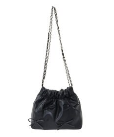 Green Parks ・ＱＵＯＮ　リボンチェーン巾着