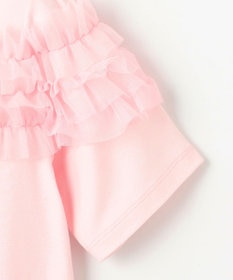 Feroux 【洗える・汗ジミが目立たない】デコルテチュール カットソー