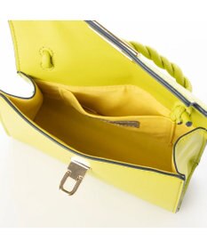 UNBILLION cachecache ねじりハンドルおこし金具2wayミニショルダー