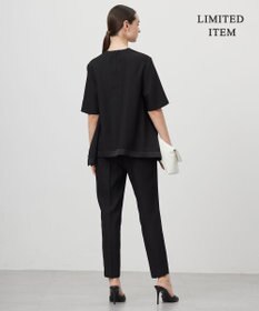 ICB L 【WEB限定・UVケア・速乾・洗える】 FluidBackSatin  Tブラウス