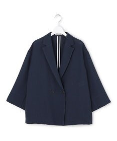 ICB 【先行予約】 ドライアセテートスラブ 8分袖ジャケット
