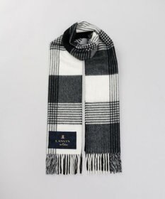 AURORA 【 LANVIN en Bleu （ランバン オン ブルー）】ウールチェックマフラー