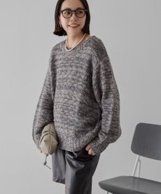 AMERICAN HOLIC メランジルーズニットプルオーバー