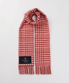 AURORA 【 LANVIN en Bleu （ランバン オン ブルー）】ウールチェックマフラー