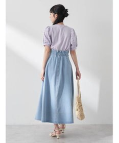 earth music&ecology フラワーレースプルオーバー