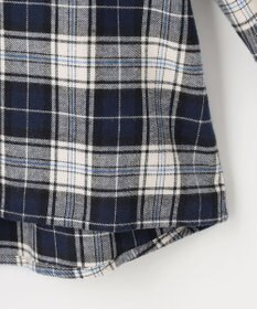 J.PRESS LADIES L コットン 起毛 タータン チェック プルオーバー ブラウス