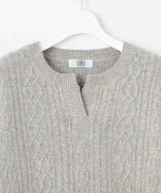 J.PRESS LADIES L 【洗える】BUNNY キーネック ニット