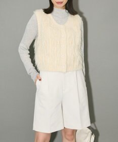 Green Parks フェザーニットベスト