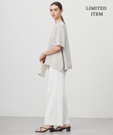 ICB L 【WEB限定・UVケア・速乾・洗える】 FluidBackSatin  Tブラウス