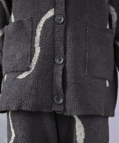 Tiaclasse ふわもちニュアンス配色ニットカーディガン