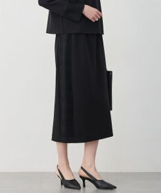 ICB レースコンビジャージー ナロースカート ブラック