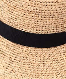 23区 ラフィアリボン ハット