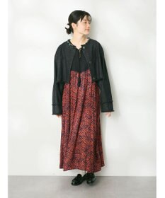 CRAFT STANDARD BOUTIQUE レーヨンキルト切替ワンピース