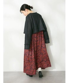 CRAFT STANDARD BOUTIQUE レーヨンキルト切替ワンピース