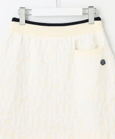 PW CIRCULUS 【WOMEN】【防風/蓄熱】総ロゴ ニット スカート