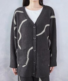 Tiaclasse ふわもちニュアンス配色ニットカーディガン