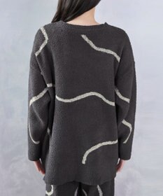 Tiaclasse ふわもちニュアンス配色ニットカーディガン