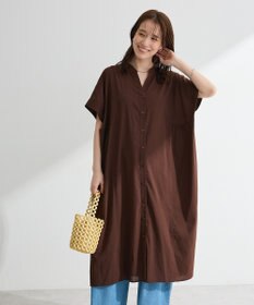 Green Parks 半袖シアースキッパーシャツワンピース