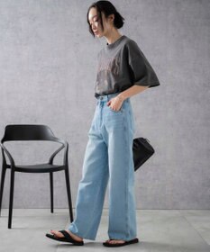 WEGO 【新色追加/美脚/XS～Lサイズ展開】ストレートデニムパンツ