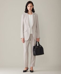 自由区 L 【セットアップ対応・洗える】トリアセダブルクロステーラード ジャケット