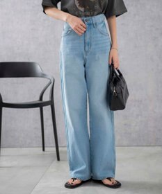 WEGO 【新色追加/美脚/XS～Lサイズ展開】ストレートデニムパンツ