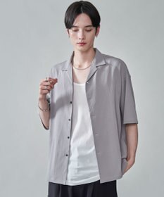 WEGO クレープオープンカラーシャツ（SS）