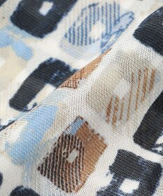 JOSEPH ABBOUD 【V.FRAAS】ビンテージジオメトリック ストール