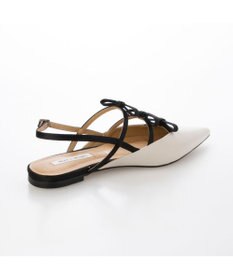 MODE ET JACOMO <MODE ET JACOMO>リボンフラットバックベルトパンプス