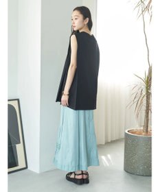 earth music&ecology ボクシーノースリーブチュニック