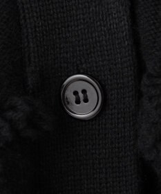 自由区 【カトリエムブーケ】Check frange フリンジカーディガン