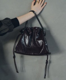 YECCA VECCA 2wayチェーンギャザーバッグ