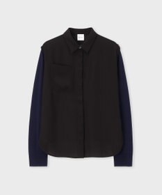 Paul Smith バイカラー シャツコンビ ニット