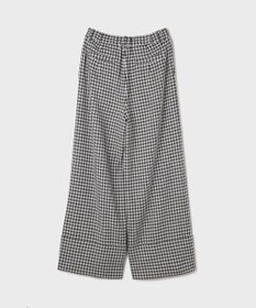 GRACE CONTINENTAL ロールアップギンガムパンツ